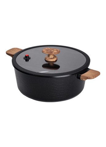 Кастрюля алюминиевая с антипригарным покрытием 5 л, черный MGC (322771263)