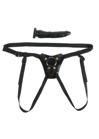 Страпон Fetish Fantasy Gold на трусиках, чорний Pipedream (303902064)