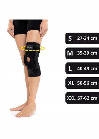 Фиксатор (бандаж) для колена шарнирный 1 шт Size XXL (P-5907739318299) 4FIZJO (311505580)