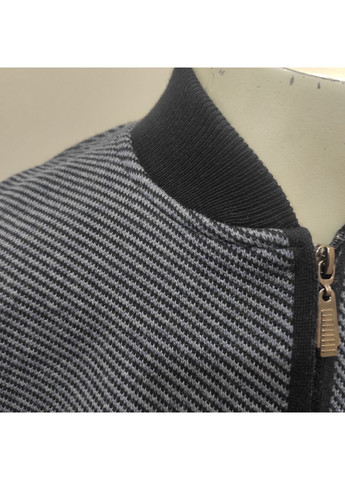 Синій демісезонний кофта чоловіча замок тепла стійка кардиган кишені синя No Brand