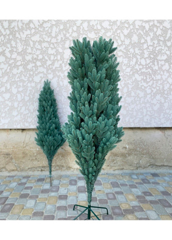 Штучна пухнаста ялинка Преміум (висота 2.20 м) лита (Блакитна) No Brand (332636495)