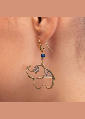 Серьги с подвесками в виде слонов Nomination (297847570)