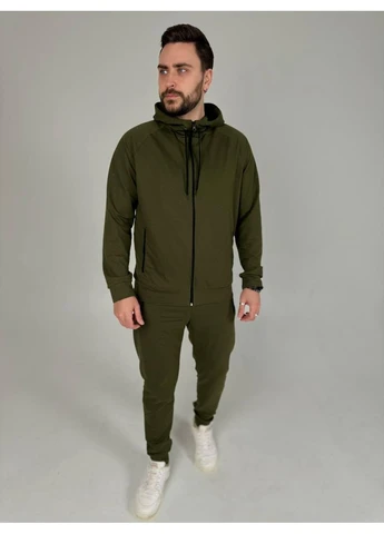 Мужской спортивный костюм, цвет хаки, размер 54, арт.00879 No Brand (376162760)