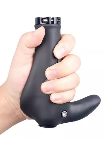 Анатомічні ергономічні гумові велосипедні ручки грипси для керма на замках з упорами ріжками 140 мм (481211-Prob) Unbranded (356885773)