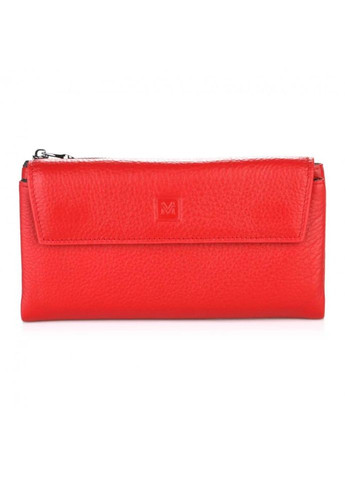 Гаманець жіночий на магніті натуральна шкіра розміри 18 х 10 х 2,5 см 3992-1806 червоний Vermari (314926947)