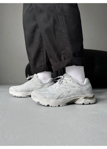 Сірі літні кросівки asics gel-flux light grey асікс гель сірі No Brand