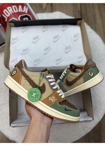КРОСІВКИ ЖІНОЧІ NIKE AIR JORDAN RETRO 1 LOW OG ZION WILLIAMSON VOODOO НАЙК АІР ДЖОРДАН No Brand комбіновані демісезони (392006879)