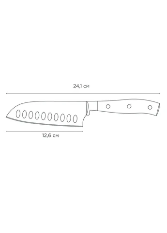 Ніж сантоку 12.6 см 50275 Vinzer Ivory line (362414643)