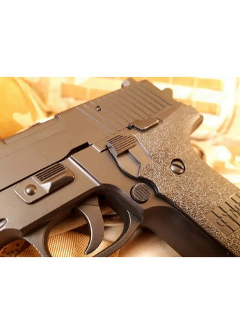 Дитячий пістолет металевий Sig Sauer ZM23 кульки 6 мм Чорний CYMA (364506809)