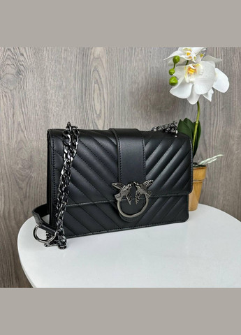 Модная женская сумочка клатч Пинко стеганная, минисумка в стиле Pinko черная No Brand (334729962)