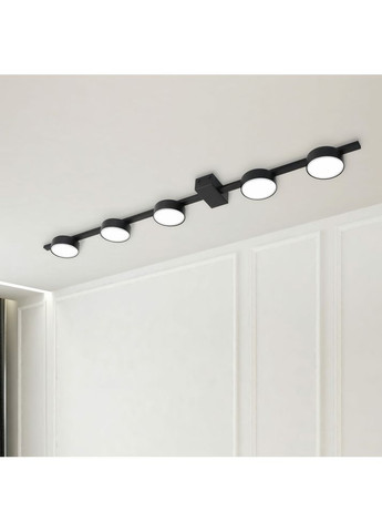 Потолочный светильник, люстра 326270 Joy GX53 5x10W IP20 Черный (095419) Goldlux (361312483)