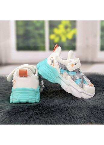 Белые демисезонные кроссовки детские для девочки Kimboo