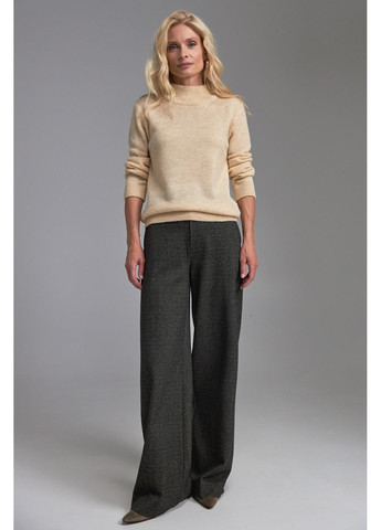 Бежевый свитер из шерсти-мериноса 2871 Triko Bakh
