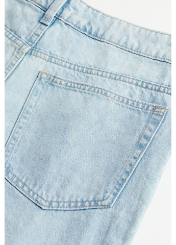 Женские шорты джинсовые бермуды с низкой талией Н&М (56902) W38 Голубые H&M (290317113)