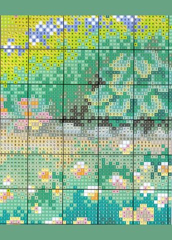 Набір для вишивання за нанесеною на канву схемою "The fairy tale hut". AIDA 14CT printed 63*48 см Joy Sunday (313614419)