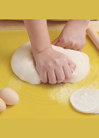 Коврик для теста силиконовый MY HOME 60x40 см (KP-84 YELLOW) MVM (301003183)