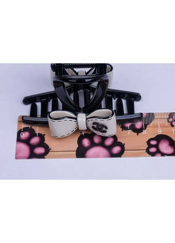 Краб крабік з білим бантом для волосся пластиковий, довжина 8 см Fashion Jewelry (402043181)