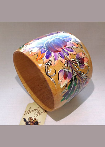 Дерев'яний браслет на руку ручної роботи "Осіння Хризантема" No Brand (358224311)