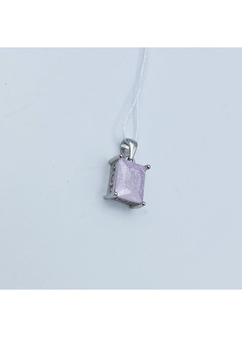 Кулон срібний з рожевим кварцем 2,07 г No Brand (369737118)