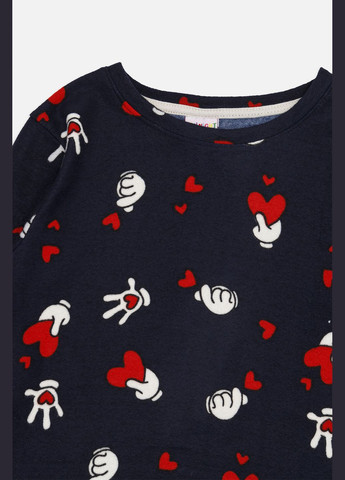 Темно-синяя зимняя пижама для девочки цвет темно-синий cb-00258252 MINI NIGHT