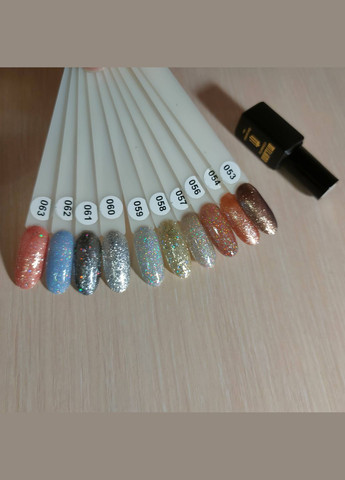 Гель лак для нігтів жовті блискітки №058 Milano 4 мл (316702543)