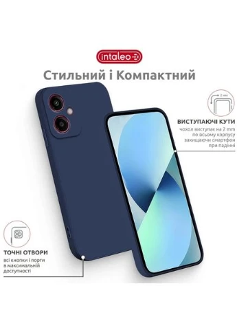Чохол SoftShell для Motorola Moto G55 Blue (1283126632389) Intaleo (392538584)