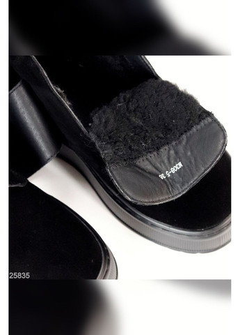 Зимние стильные зимние ботинки No Brand из натуральной замши