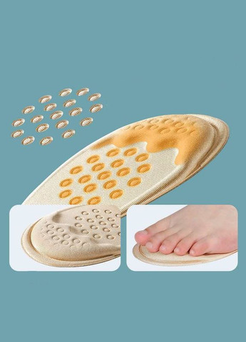 М'яка вставка-устілка для зменшення розміру взуття під пальцями бежева розміру 40-46 No Brand (308249792)