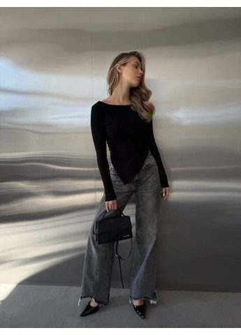 Базовый асимметричный лонгслив (кофта), вискоза, (арт. 356SH) No Brand (370241151)