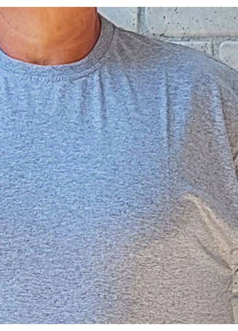 Светло-серая бордовая футболка мужская однотонная батал с коротким рукавом No Brand