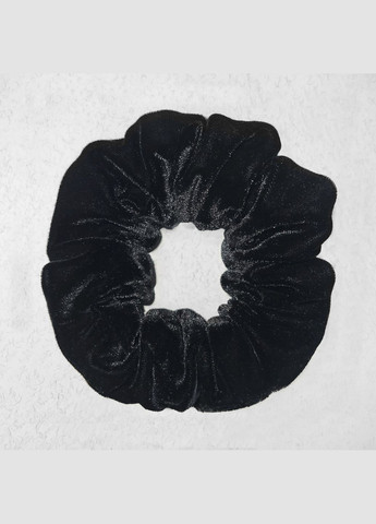 Набор резинок для волос - Скранчи - 3 резинки из люрекса и бархата черный InRed (306437379)