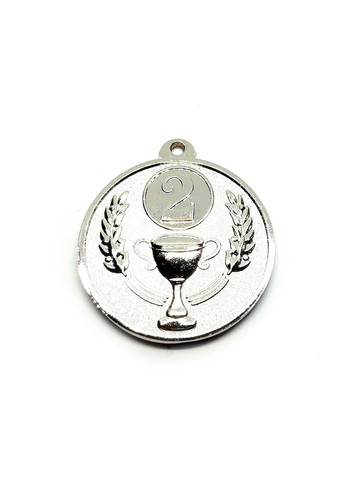 Медаль спортивна 5 см зі стрічкою за ІІ місце J25-13S ( ) SNS (316141285)