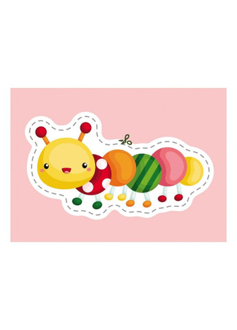 Вырезалки для самых маленьких. Разноцветные насекомые КЕНГУРУ 1376001 от 3 лет Ranok Creative (304405441)