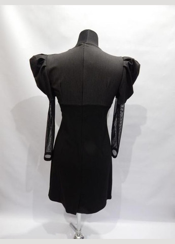 Черное деловое платье женское 4648р. 045tp (только в указанном размере, только 1 шт.) No Brand