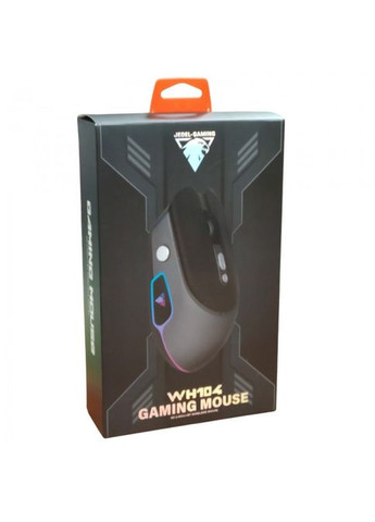 Бездротова мишка з функцією Bluetooth WH104 3200dpi мишка Чорна із сірим Jedel (317407806)