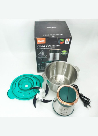 Домашний электрический стационарный блендер R.7029 1000 Вт 2л, Измельчитель FE-389 электрический бытовой RAF (349512037)