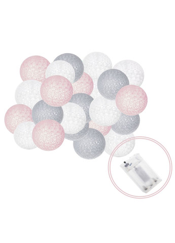 Гірлянда на батарейках Cotton Balls 6 м 30 LED Warm White Springos cl0061 (275095278)
