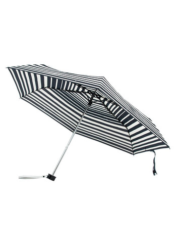 Чорна} парасолька жіноча l340-040591 miniflat-2 bold stripe (смужки) Fulton (303401009)