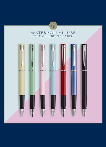 Перьевая ручка ALLURE Black CT FP F 13311 Waterman (317307665)