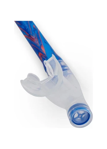 Дыхательная трубка для плавания сине-оранжевая 8-07361F959 Speedo CENTER SNORKEL AU (401177500)