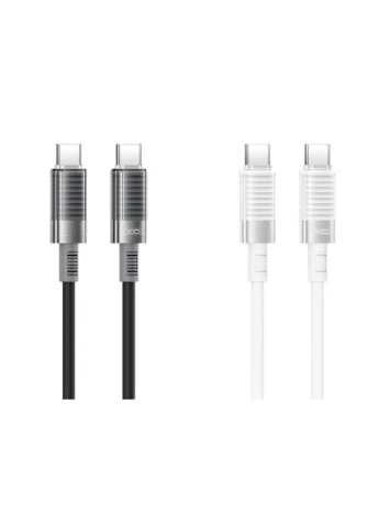 Кабель Brushed Silicone USB to Type-C 6A 1м черный XO (397341702)