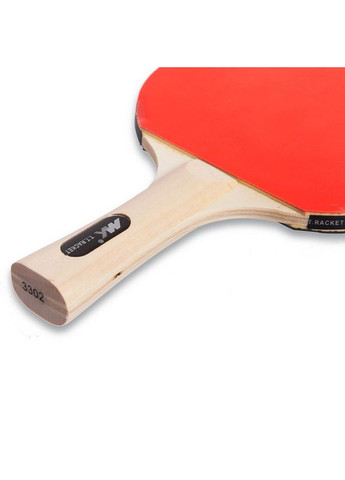 Набір для настільного тенісу 2 ракетки, 3 м'ячі (деревина, гума, пластик) (MT-3302) MK (361439771)