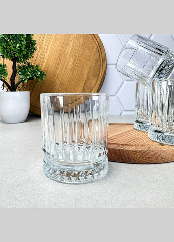 Набір низьких склянок для віскі Elysia 210 мл 4 шт Pasabahce (303138354)