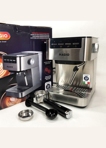 Кофеварка рожковая MG-453 960 Вт, кофеварка с возможностью приготовления эспрессо, кофемашина латте Magio (364665731)