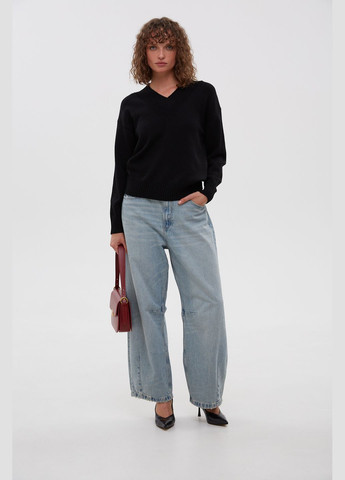 Черный демисезонный джемпер, цвет черный Estro