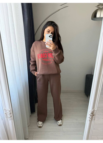 🆕Теплый костюм со стильной кофтой oversize (замеры в описании) GD/GL Модний простір (366437974)