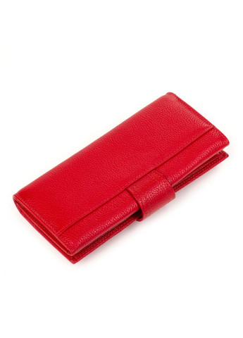 Жіночий шкіряний гаманець 1098-46 червоний Karya (261551015)