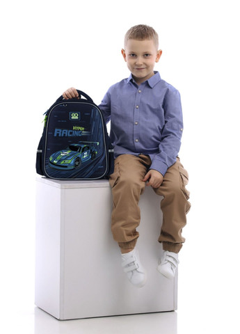 Рюкзак Education напівкаркасний - Speedway колір синій CB-00281097 GoPack (341485811)