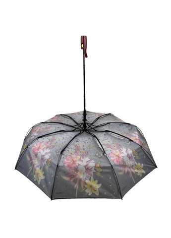 Сіра жіноча парасолька напівавтоматична d=97 см Toprain (288048175)