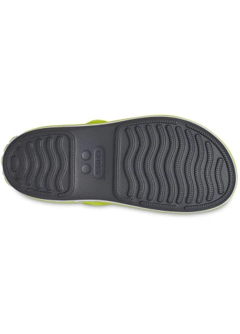 Цветные детские сандалии crocband cruiser sandal t sdt 209424-1nj-slate grey/acidity c10 (27-28) темно-сер 209424-1nj-slate grey/aci Crocs